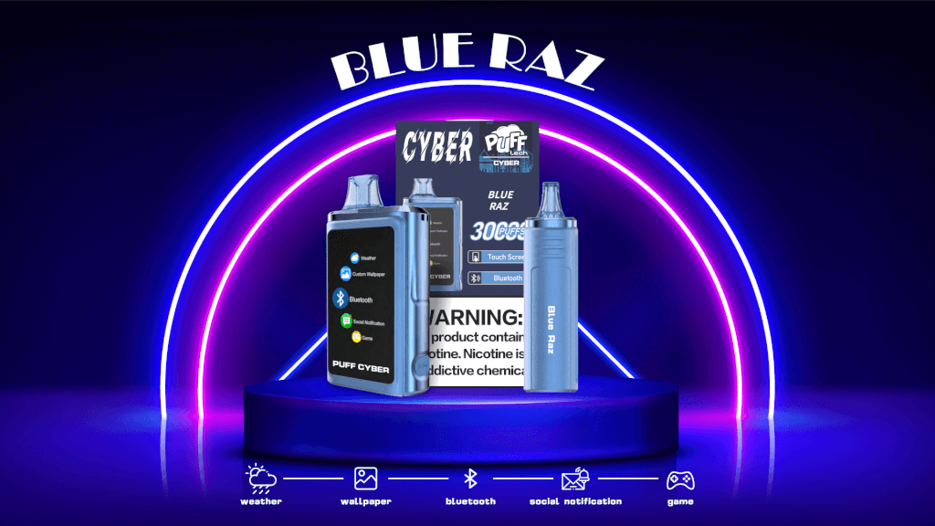 PUFF CYBER BLUE RAZ