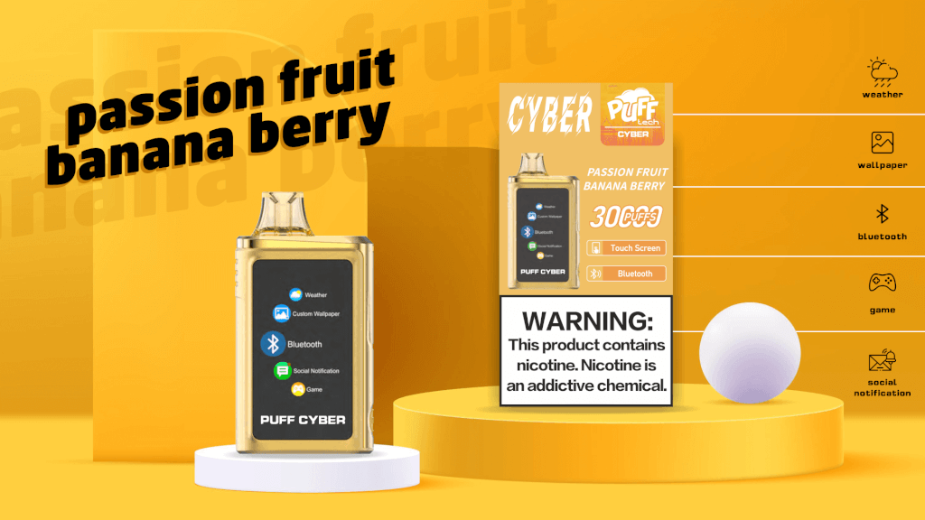 PUFF CYBER PASSION FRUIT BANANA BERRY